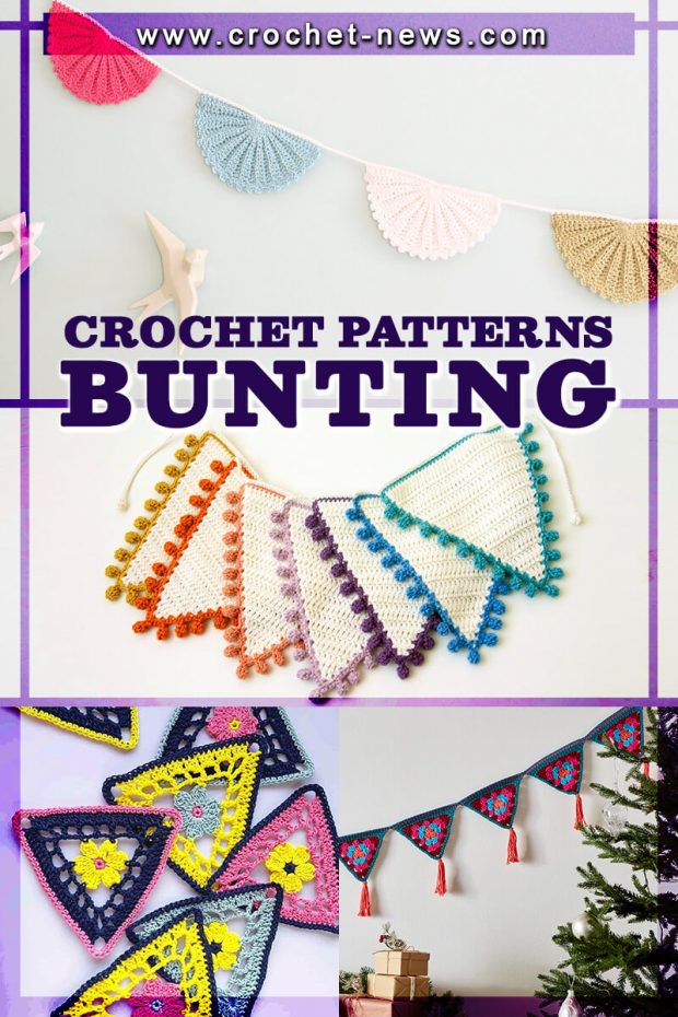 CROCHET BUNTING PATTERNS