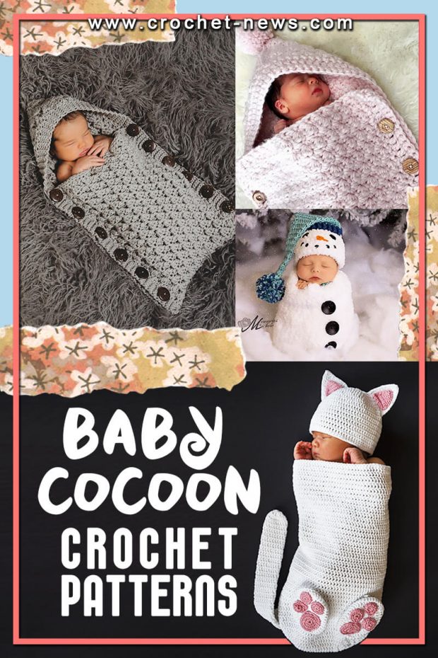 crochet baby cocoon with hood free pattern