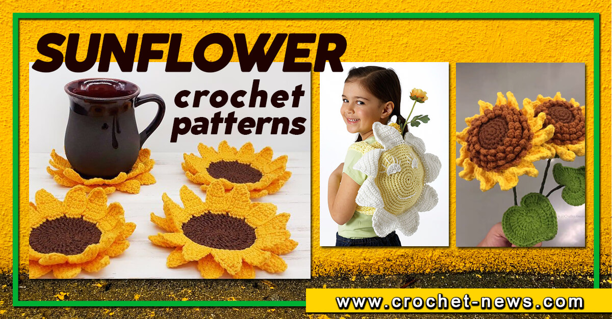 32 Crochet Sunflower Patterns