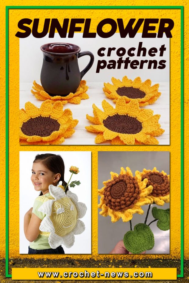 CROCHET SUNFLOWER PATTERNS