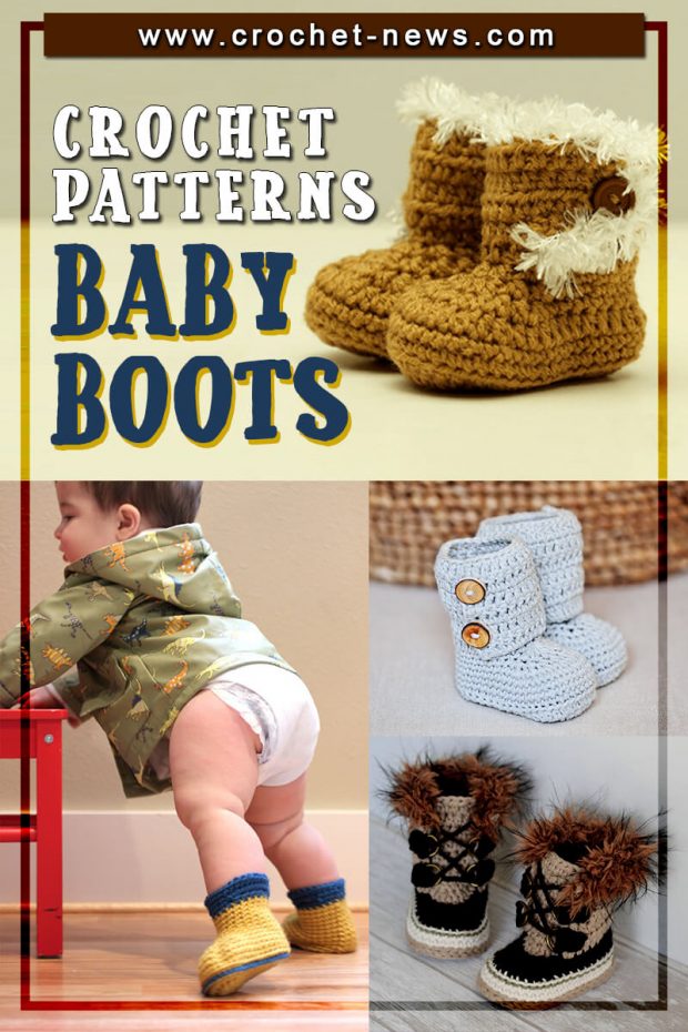 CROCHET BABY BOOTS PATTERNS