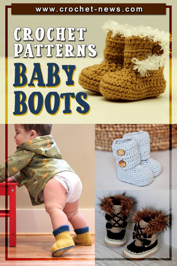 crochet baby boy boots