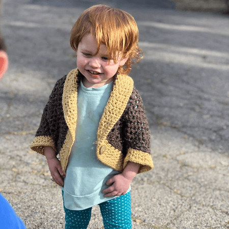 Bobble Cocoon Shrug Crochet Pattern by Christa Co Design