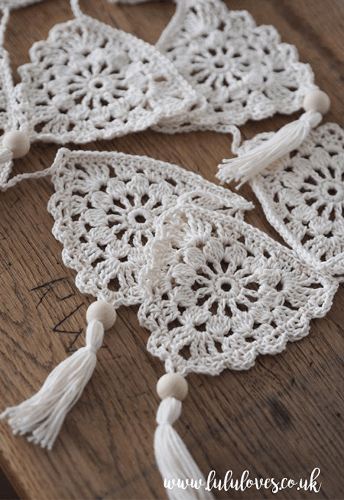 Boho Bunting Crochet Pattern by Lulu Loves UK