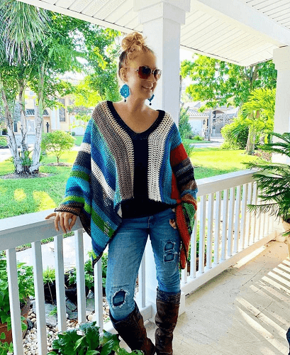 Boho Poncho Top Crochet Pattern by LM Handmade Boutique