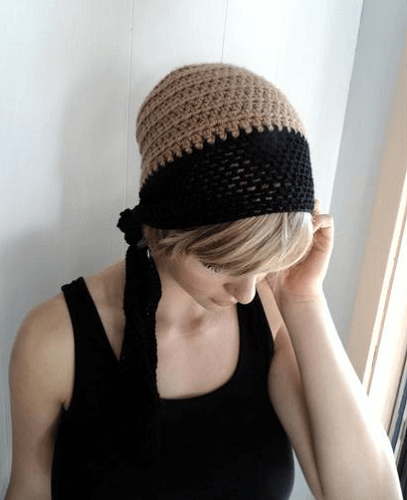 Crochet Cloche Chemo Hat Pattern by Life In Small Spaces