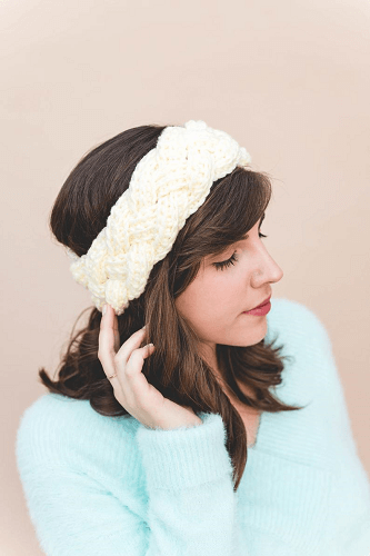 Braid Headband Crown Crochet Pattern by Sewrella