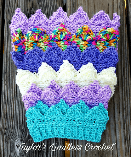 Crochet Crown Ear Warmer Pattern by Crochet For You