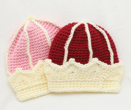 Crochet Crown Hat Pattern by Knitsy Crochet