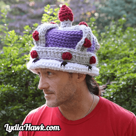 Crochet Crown Pattern by Lydia Hawk Designs