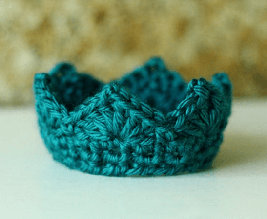 Mini Crown Crochet Pattern by Three Birds Patterns