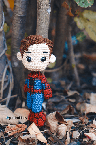Crochet Spiderman Pattern by Guichai Dolls