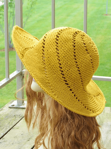Crochet Sun Hat Pattern by Crochet Baby Boutique