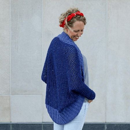 Easy Crochet Shrug Free Pattern by Make And Do Crew