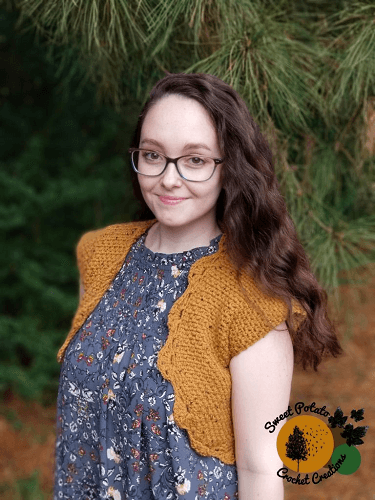 Enlaced Underbrush Shrug Crochet Pattern by Sweet Potato Crochet Creations