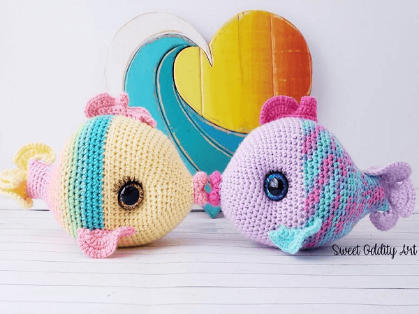 Fish Crochet Pattern by Sweet Oddity Art