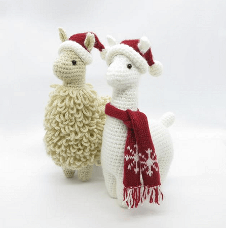 Llama Amigurumi Crochet Pattern by Kami Dake
