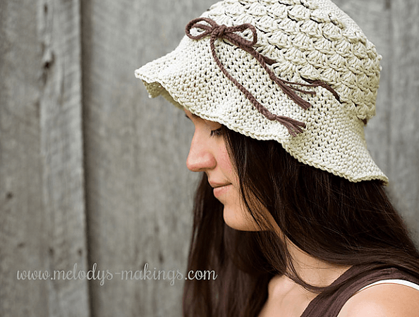 Pebble Beach Hat Crochet Pattern by Melody's Makings