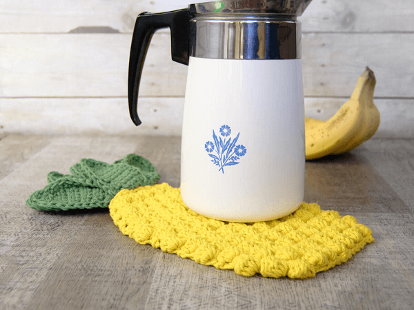 Pineapple Crochet Hot Pad Pattern by Petals To Picots