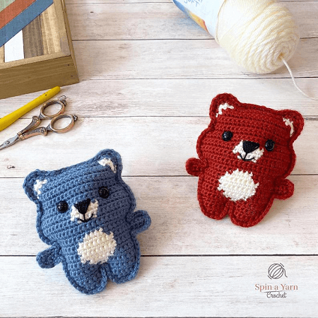 Pocket Bear Crochet Pattern by Spin A Yarn Studio