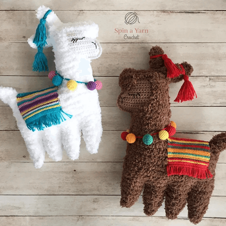 Ragdoll Llama Free Crochet Pattern by Spin A Yarn Crochet