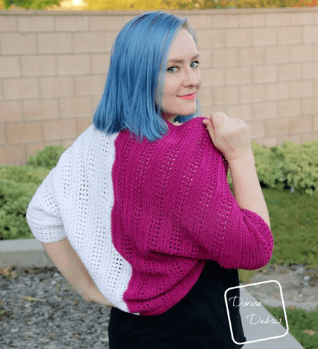 Sherbet Shrug Crochet Pattern by Divine Debris