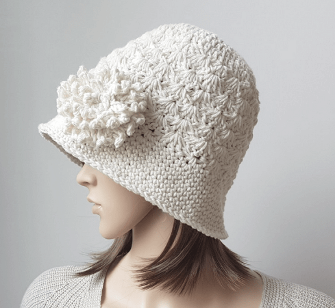 Soft Cotton Sun Hat Crochet Pattern by Oombawka Design Crochet
