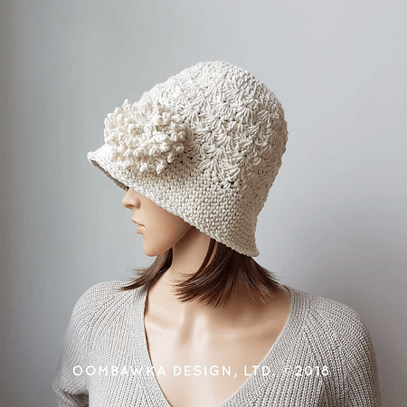 Summer Chemo Cap Crochet Pattern by Oombawka Design