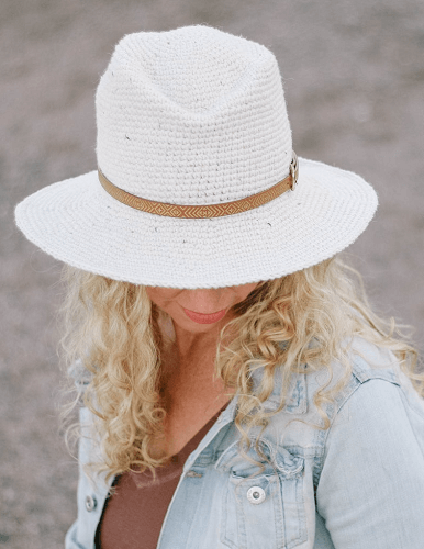 Sun Hat Crochet Pattern by Make And Do Crew