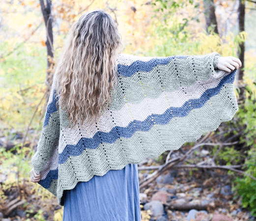 Timber Shrug Crochet Pattern by Hooked On Tilly