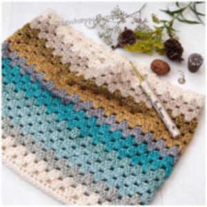 Crossed Half Double Crochet Stitch