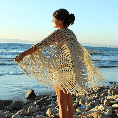 XOXO Kimono Crochet Pattern by Gleeful Things Crochet