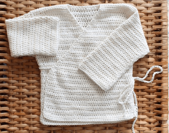 Baby Kimono Crochet Pattern by Abigail Haze Designs