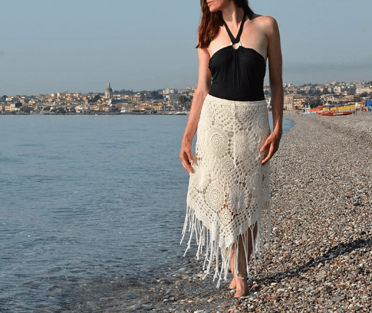 Beach Skirt Crochet Pattern by Concept Creative Store