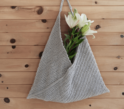Beginner Crochet Market Bag Pattern by Lakeside Loops