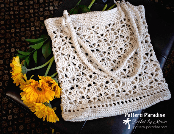Bellissima Free Crochet Market Bag Pattern by The Pattern Paradise