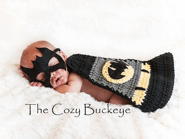 Crochet Batman Costume Pattern by The Cozy Buckeye