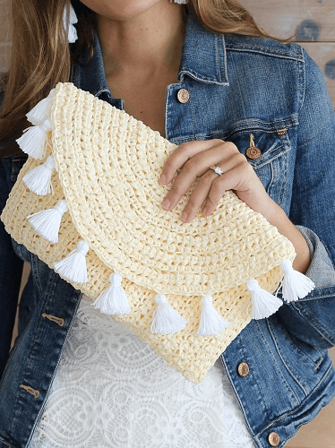 Crochet Summer Clutch Pattern by Lakeside Loops