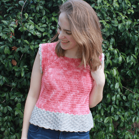 Crochet Summer Top Pattern by E'Claire Makery