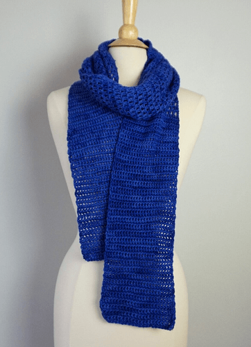 Delancey Crochet Scarf Free Pattern For Beginners by Stitch And Hustle