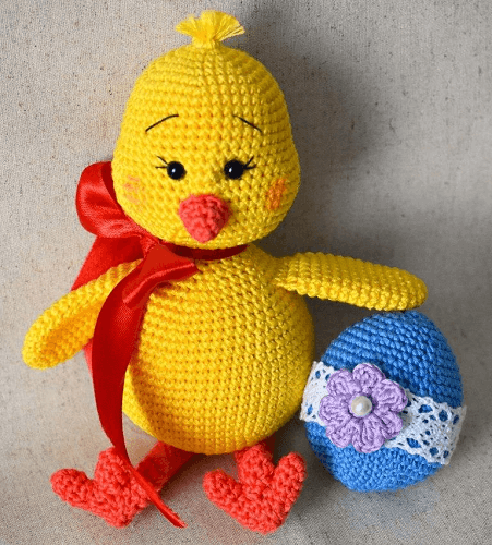 Easter Amigurumi Chick Pattern by Amiguroom Toys