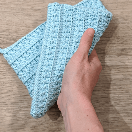 Elegant Star Stitch Crochet Hot Pad Pattern by Knit Paint Sew