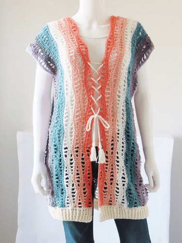 Free Crochet Kimono Pattern by Crochet Dreamz