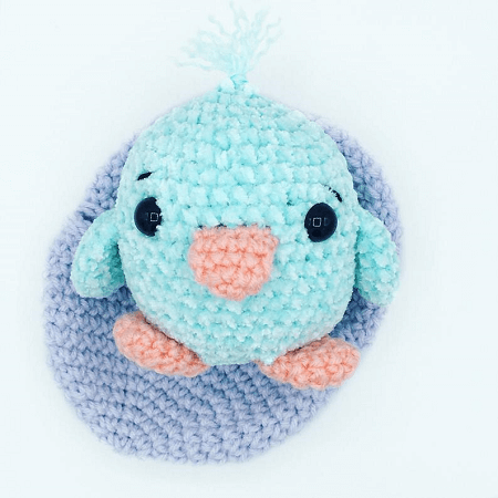 Hatching Amigurumi Chick Crochet Pattern by Kayte Dids