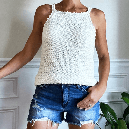 Isla Summer Tank Crochet Pattern by Ruby Webbs