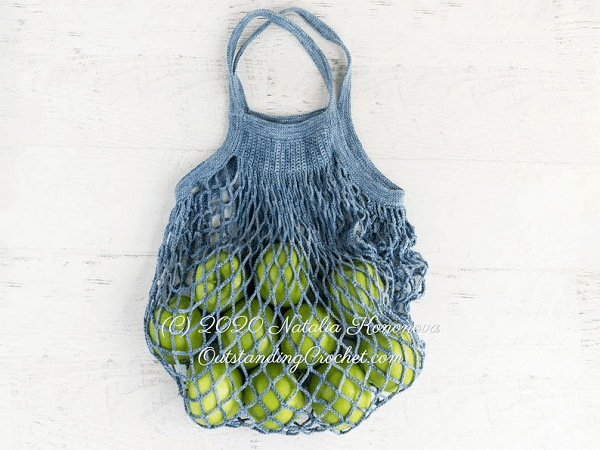 Jean Market Bag Crochet Pattern by Outstanding Crochet