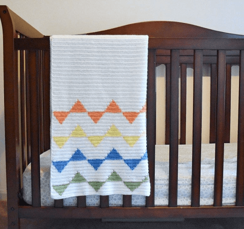 Jungle Beat Baby Blanket Free Crochet Pattern by Traveling Hook Creative