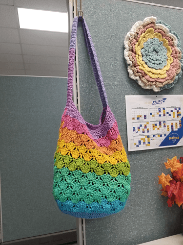 Mermaid Market Bag Crochet Pattern by Mermaid Treasures Fiber Arts