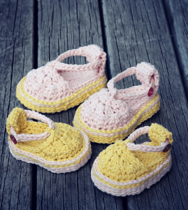 24 Adorable Crochet Baby Sandals Patterns - Crochet News