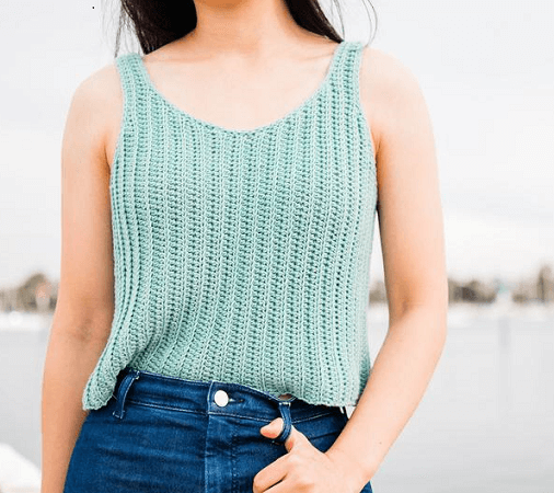 Sagebrush Tank Crochet Pattern by For The Frills Store